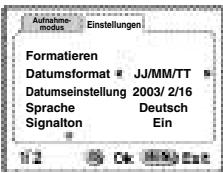 PENTAX DIGIBINO - Speicher Formatieren - 4