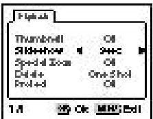 PENTAX DIGIBINO - Beelden continu weergeven (Slideshow) - 1