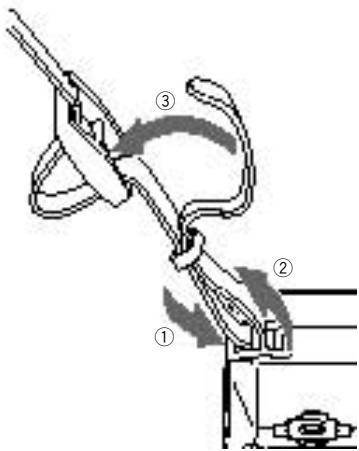 PENTAX DIGIBINO - De draagriem bevestigen - 1