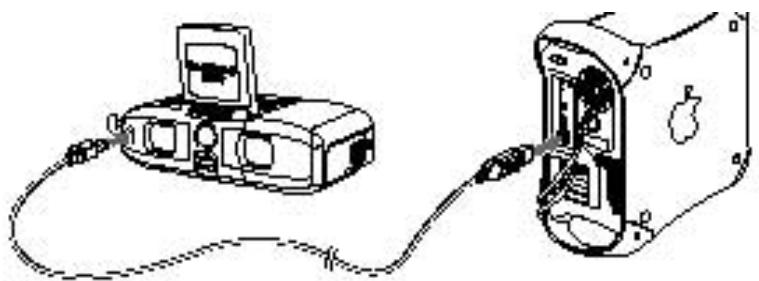 PENTAX DIGIBINO - Connexion de la DIGIBINO au Macintosh - 1