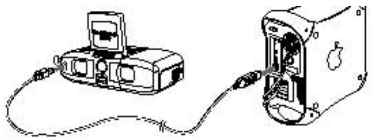 PENTAX DIGIBINO - De DIGIBINO aansluiten op een Macintosh - 1