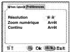 PENTAX DIGIBINO - Utilisation des menus - 2