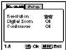 PENTAX DIGIBINO - Hoe de menu's te gebruiken - 2
