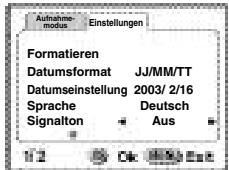 PENTAX DIGIBINO - Ein-/Ausschalten des Signaltons - 2