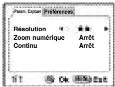 PENTAX DIGIBINO - Sélectionner un paramètre à l'aide des touches ou - 1