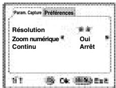PENTAX DIGIBINO - Utilisez la touche ( ) pour vous déplacer sur les écrons de sélection. - 1