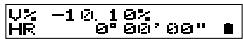 U% -1 0.1 0% HR 0° 00° 00" ■