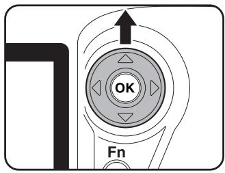 PENTAX ISTDS2 - Appuyez sur le bouton de navigation (▲). - 1