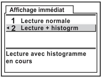 PENTAX ISTDS2 - Affichage de l'histogramme pendant l'affichage immédiat - 1
