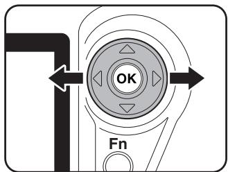 PENTAX ISTDS2 - Appuyez sur le bouton de navigation (◀▶). - 1