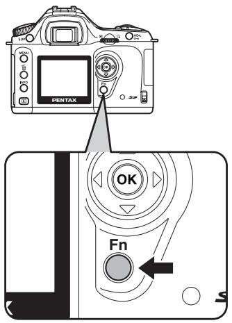 PENTAX ISTDS2 - Appuyez sur le bouton Fn. - 1