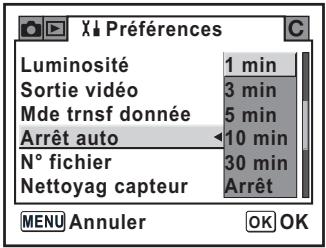 PENTAX ISTDS2 - Désactivation de l'arrêt automatique - 1