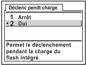 PENTAX ISTDS2 - Comment autoriser la prise de vue pendant le chargement du flash - 1