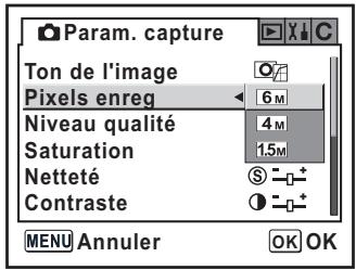 PENTAX ISTDS2 - Réglage des pixels enregistrés - 1