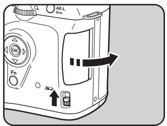 PENTAX ISTDS2 - Utiliser l'adaptateur secteur (optionnel) - 5