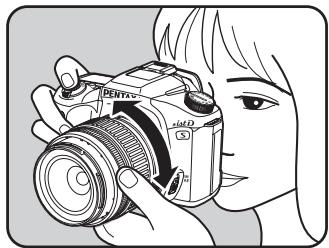 PENTAX ISTDS2 - Utilisation du témoin de mise au point - 2