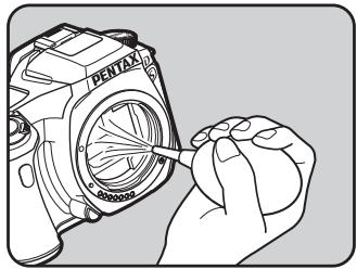 PENTAX ISTDS2 - Nettoyez le capteur CCD. - 1