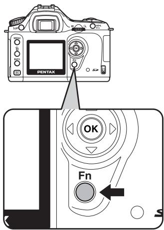 PENTAX ISTDS2 - Appuyez sur le bouton Fn. - 1