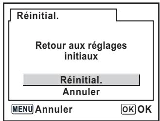 PENTAX ISTDS2 - Réinitialisation des menus Param. capture/Lecture/Préférences - 1