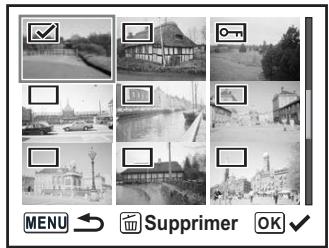 MENU ← Supprimer OK ✓