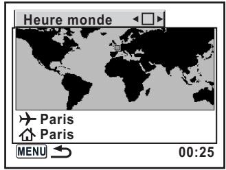 Heure monde Paris Paris MENU 00:25