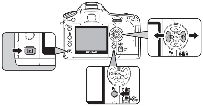 PENTAX MENU INFO FN ON OFF ON OFF