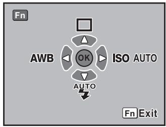Fn AWB OK ISO AUTO AUTO Fn Exit