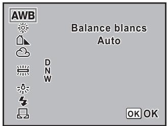 AWB Balance blancs Auto D N OK OK