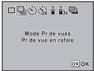 Mode Pr.de vues Pr.de vue en rafale