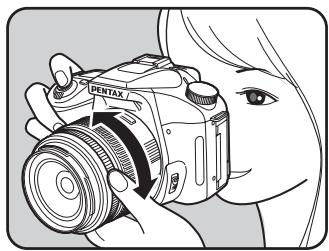 PENTAX K100D - Utilisation du cadre de visée - 2