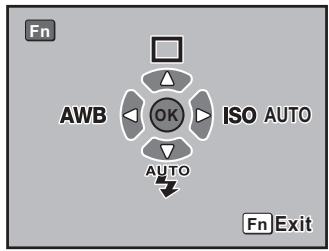 Fn AWB OK ISO AUTO AUTO Fn Exit