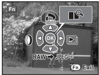 PENTAX K200D - Appuyez sur le bouton Fn. - 1
