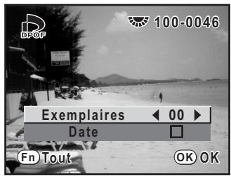 PENTAX K200D - Appuyez sur le bouton de navigation (▲). - 1