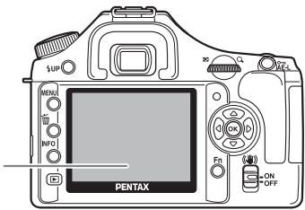 PENTAX K200D - Écran LCD - 1