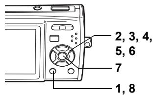 2, 3, 4, 5, 6 7 1, 8