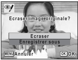 Ecraser image originale? Ecraser Enregistrer sous MENU Annuler OK OK