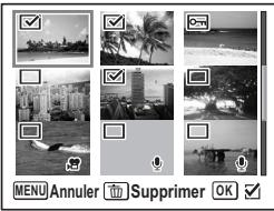 MENU Annuler Supprimer OK