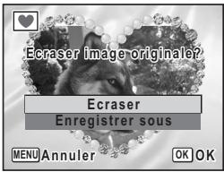 Ecraser Image originale? Ecraser Enregistrer sous MENU Annuler OK OK