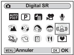 PENTAX OPTIO S12 - Réduction du bouge de l'appareil et du flou sur les images fixes (mode Digital SR) - 1