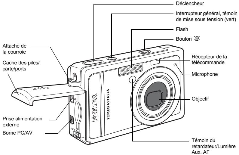 PENTAX OPTIO S12 - Descriptif de l'appareil - 1