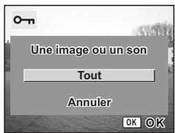 PENTAX OPTIO S12 - Protection de l'ensemble des images, séquences video etsons - 1