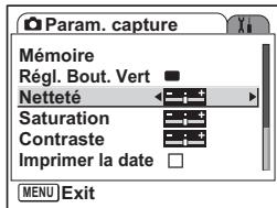 PENTAX OPTIO S12 - Réglage de la nettete - 1