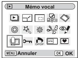 PENTAX OPTIO S12 - Enregistrement d'un méo vocal - 1
