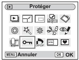 PENTAX OPTIO S12 - Protection des images, des séquences video et dessons contre l'effacement (Protégger) - 1