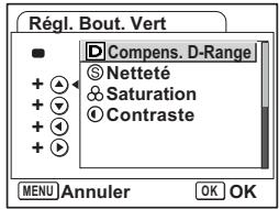 PENTAX OPTIO S12 - Enregistrement de fonctions fréquement utilisées (Réglage Fn) - 3