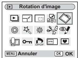 PENTAX OPTIO S12 - Rotation de l'image affichée - 1