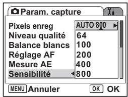PENTAX OPTIO S12 - Sensibilité - 2