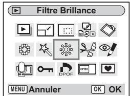 PENTAX OPTIO S12 - Édition de photos avec le filtré brillance - 1