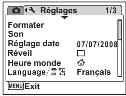 PENTAX OPTIO W60 - Formatage d'une carte mémoire SD - 4