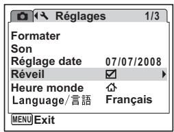 PENTAX OPTIO W60 - Appuyez sur le bouton OK. - 1